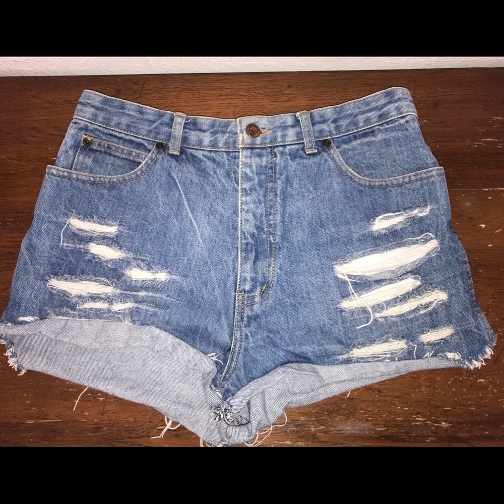 Guess High Waisted denim Shorts